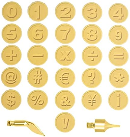 Wood Burning Tips Letters Uppercase Alphabet Branding and Personalization Set for Wood and Other Surfaces by Wooden Letters (Golden) - Image 3