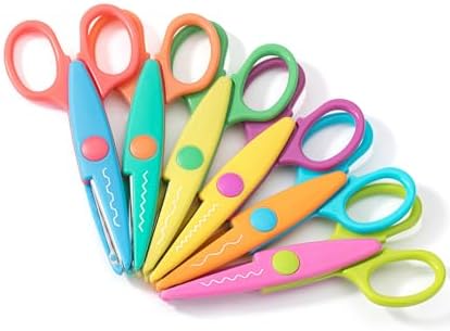 Mr. Pen- Craft Scissors Decorative Edge, 6 Pack, Pastel Colors by MrPen