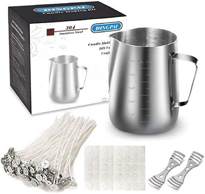 DINGPAI Candle Making Kit, Candle Make Pouring Pot and Wicks by DINGPAI