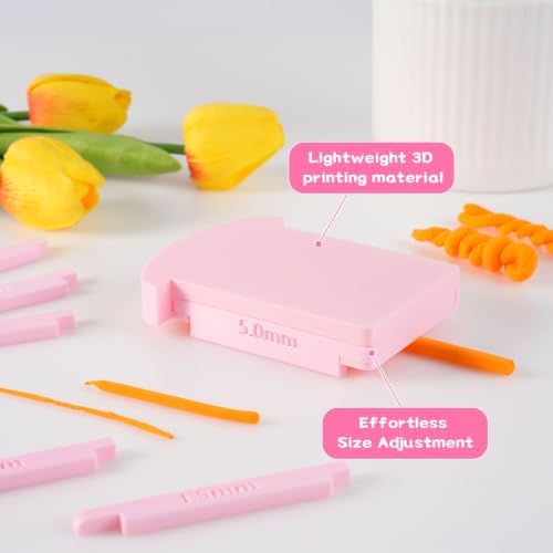 Polymer Clay Roller Guide Set with 12 Sliders, 6 Thickness Sizes, Tube Hoop Guide & Bead Roller Tool for Uniform Strips, Clay Snakes, Twisted Hoop Earrings and Jewelry Making - Image 4