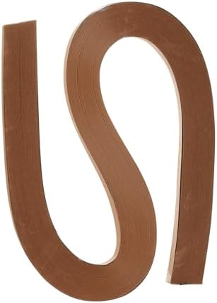 PATIKIL 120pcs Quilling Strips Paper 3/8"(10mm) 54cm Origami Paper Quilling Strip for Art DIY Hand Craft Christmas, Light Brown by PATIKIL