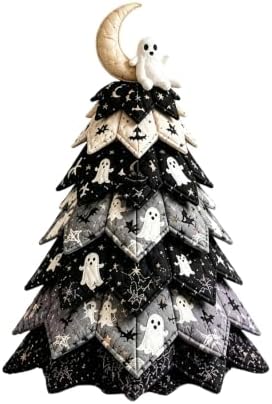 DIY Quilted Christmas Tree Kit, 3D Fabric Patchwork Craft Set for Adults & Beginners, Handmade Holiday Sewing & Tabletop Decor Project, Creative Crafting Gift Box by Unknown