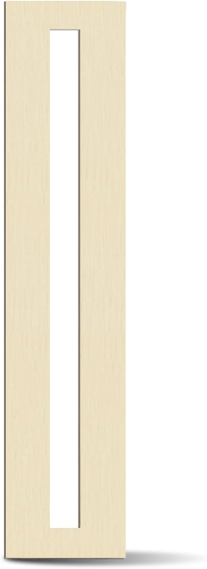 Large Wooden Letters 14 inch for Wall Decor Crafts Big Wood Letter I 1/5 Inch Thick Unfinished Alphabet Cutouts Paintable Letters for DIY Wreath Home Party Wedding Baby Nursery Decorations (I)