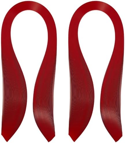 Acoeitl Quilling Paper Strips 240 Strips Red Paper Quilling Set Width 3mm Length 54cm Quilling Supplies DIY Quilling Paper Quilling Art Strip for Crafts (2 Pack) by Unknown