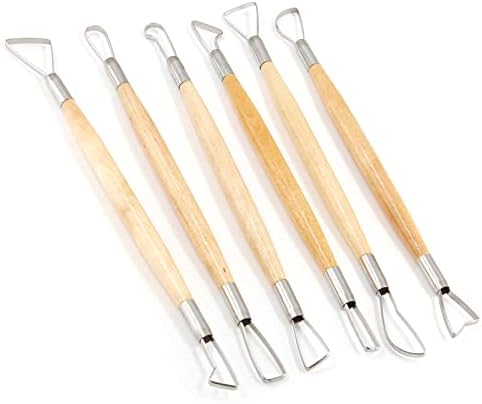 suiwotin 6pcs Double-Sided Clay Sculpting Tools, Ribbon Clay Tools - Image 6
