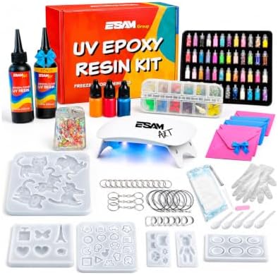 ESAM Group Deluxe UV Resin Jewelry Making Kit for Kids, Teens & Beginners by Unknown