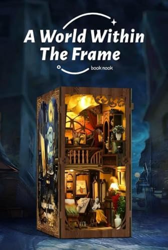 Book Nook Kit - DIY Miniature House Kit 3D Wooden Doll House DIY Book Nook Kits for Adults Creative Gift for Teens and Friends - Image 6