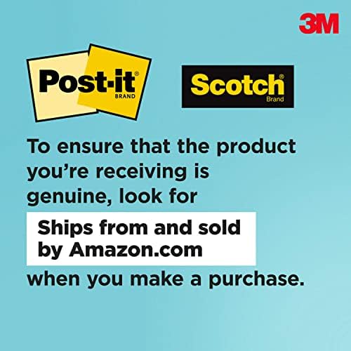 Scotch Post-it Brand Essentials Pack, Back to School and Office Supplies, Includes Super Sticky Notes, Flags, Magic & Super Hold Tape & Multi-Purpose Scissors (Pack of 4) - Image 5