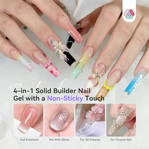 SAVILAND Solid Builder Nail Gel Non-Sticky 3D Nail Gel - Image 6