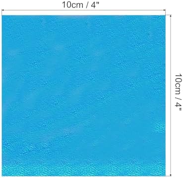 MECCANIXITY 100 Sheet Glitter Origami Paper 4x4 Inch Shiny Sparkly Square Folding Sheet 10x10cm Iridescent Paper for DIY Art, Craft Decor, Dark Blue - Image 2