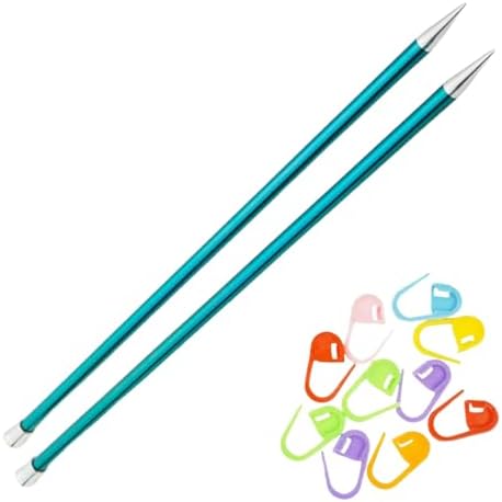 KnitPro Zing 14-Inch US 11 (8.0mm) Straight Single Point Knitting Needles by KnitPro
