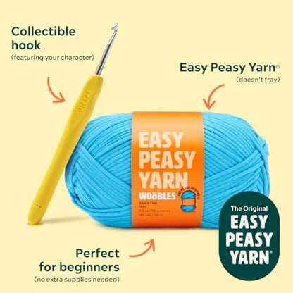 The Woobles Beginner Crochet Kit with Scissor - Pierre the Penguin - Image 6
