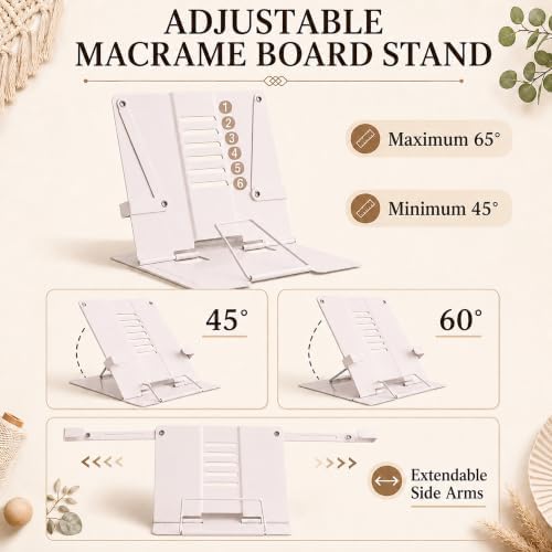 110 Pcs 12×16 in Macrame Board and Pins Kit for Bracelet Knotting Creations - Image 5