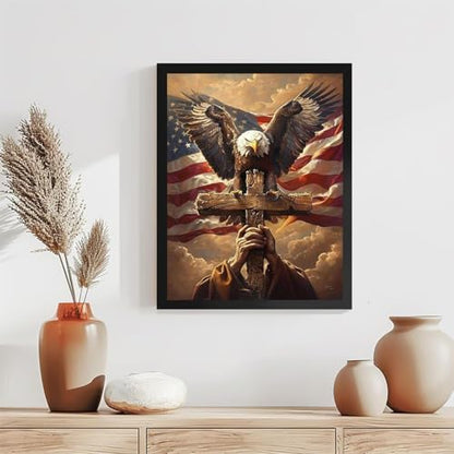 Paint by Numbers Kit for Adults-National Flag, DIY Oil Painting 16x20In - Image 7