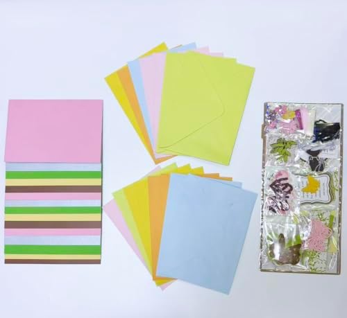 Huralona Greeting Card Making Supplies Envelope Kit Gift Anniversary Craft - Image 5