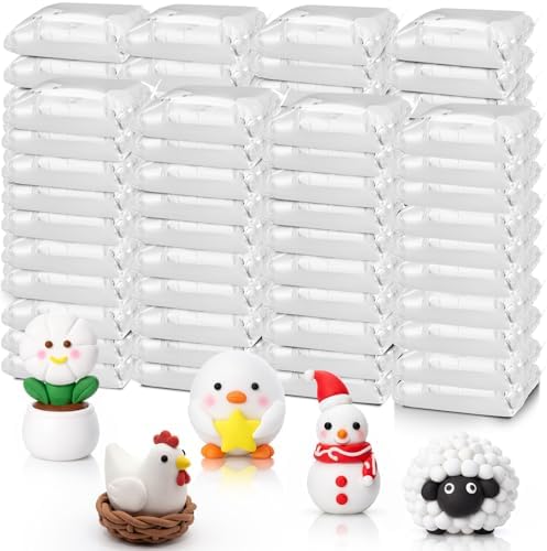 Air Dry Clay Bulk, Modeling Clay for Kids, 100 Pcs, White by VioraWhite