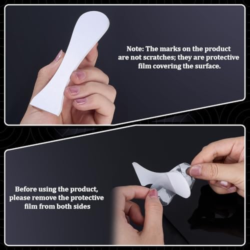 FINGERINSPIRE 6 Pcs Pottery Trimming Textured Art Tools - 6 Size Acrylic Clay Wedging Board Set for Ceramics, Sculpting & Carving, Flat Round White Pottery Foot Shaper & Prep Tools for Clay Crafts - Image 3