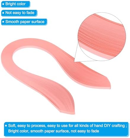 PATIKIL Quilling Strips Paper 600pcs 5mm 39cm Origami Paper Quilling Kits for Art DIY Craft Christmas, Pink - Image 3