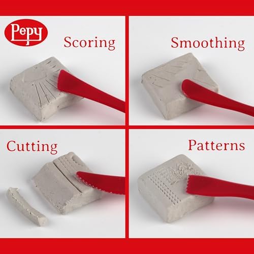 Pepy 35 PC Clay Sculpting Tools Set; 5 Each of 7 Different Shapes; Ideal for Polymer Clay, Air Dry Clay, Plastilina Modeling Clay, and Pottery Clay; Classroom Pack - Image 5