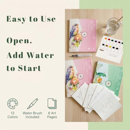 Breathly Watercolor Kit for Adults & Beginners (Animals) - Image 5