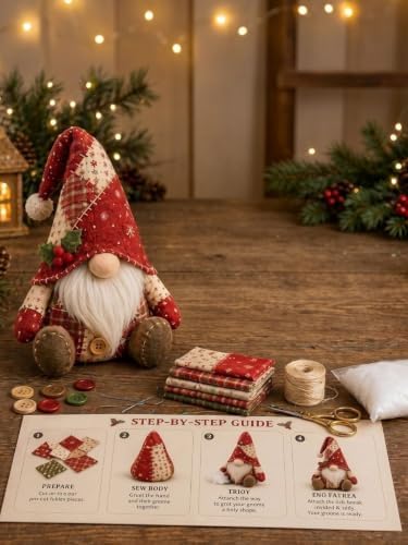 Christmas Gnome Crochet Birthday Gifts Christmas Crafts for Adults - Image 4