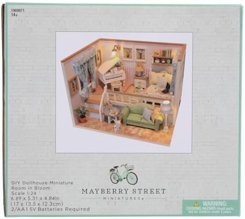 Hobby Lobby Mayberry Street DIY Dollhouse Miniature Room (Room in Bloom) - Image 2