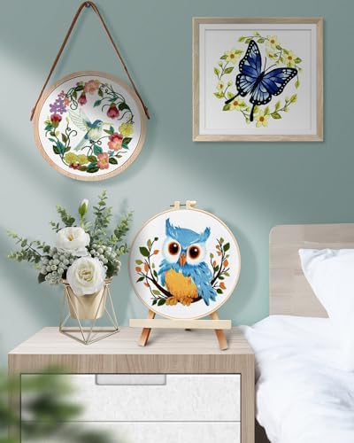 TINDTOP Embroidery Kit for Beginners Adult, Hummingbird Embroidery Kit - Image 6