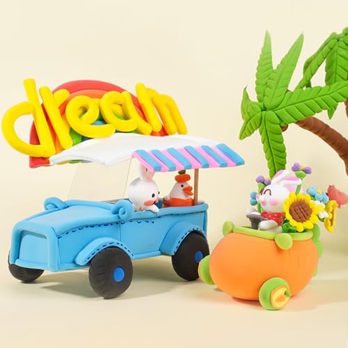 Cutedeer Air Dry Clay Kit, 36 Colors Modeling Clay for Kids, Soft Squishy Molding with Sculpting Tools and Tutorials, Arts Crafts Gift for Boys Girls - Image 6