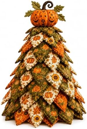 HZSprance DIY Quilted Christmas Tree Kit –3D Fabric Patchwork Kit(YellowC) by HZSprance