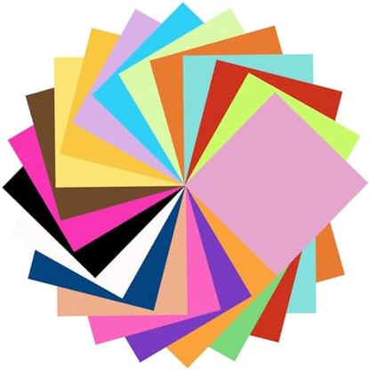 100 Sheets Origami Paper 20 Color Double Sided Origami Paper 8x8 by SiluFlorid