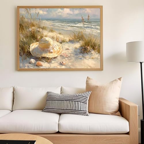 xcemhil Beach Paint by Numbers Kit for Adults Beginner, Beach Paint by Numbers for Adult, Acrylic Paint by Number Kits Suitable for Home Wall Art Decor Gifts 16x20 Inch - Image 3