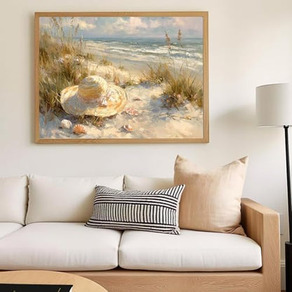 xcemhil Beach Paint by Numbers Kit for Adults Beginner, Beach Paint by Numbers for Adult, Acrylic Paint by Number Kits Suitable for Home Wall Art Decor Gifts 16x20 Inch - Image 3