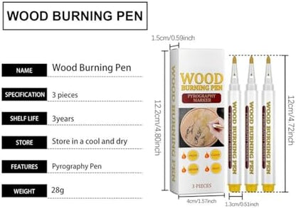 Wood Burning Marker Pen, Wood Burning Stencils for Personalized Gifts - Image 7