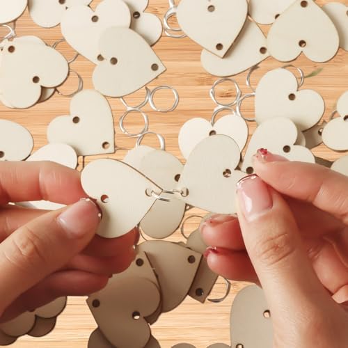 Family Birthday Plaque Tags Wooden Birthday Calendar Board Tags with Rings - Image 2