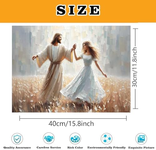 Jesus Paint by Numbers Kit for Adults Framed Canvas 12X16 in, Frameworkless - Image 3
