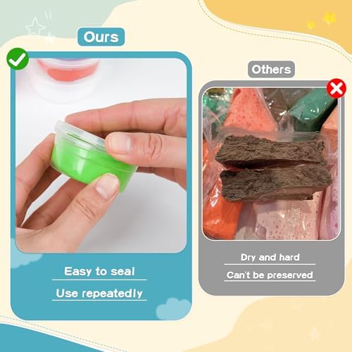 GAGATOAD air Dry Clay for Kids 36Colors with Guide Book Ultra Light Air Dry Clay Kit with Pressing Board Modeling Clay Plastic Tools, for Boys and Girls Age 3-12 Year Old Gift Toy Clay Art Crafts - Image 5