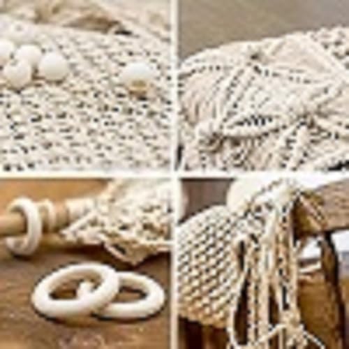 Macrame Kit for Beginners 227pcs – Macrame Wall Hanging Kit & Plant Hanger Kit, 225Y 3mm Cotton Cord, Wooden Beads Dowels Rings, DIY Craft Kit for Adults, Macrame Starter Kit Supplies - Image 5