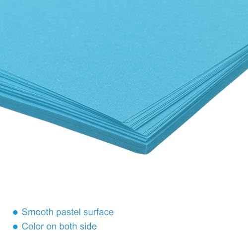 MECCANIXITY 50 Sheet Origami Paper Double Sided Aquamarine Blue 2.5x2.5 Inch Square Sheet for Art Craft Project, Beginners, Gift Decoration - Image 4