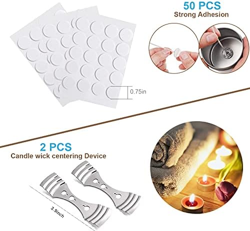 DINGPAI Candle Making Kit, Candle Make Pouring Pot and Wicks - Image 3