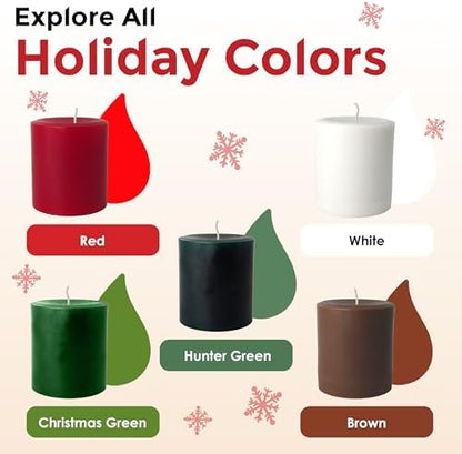 Christmas Candle Dye Chips, Soy & Paraffin Candle Making, 5 Holiday Colors - Image 6