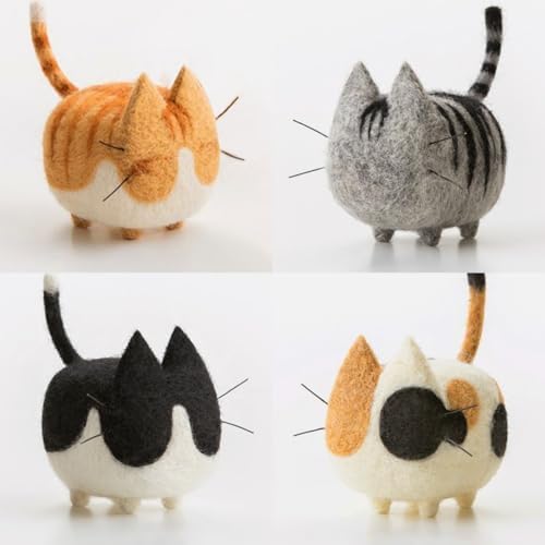 Truslin Needle Felting Kit, 4 Pcs Doll Making Needle Felting Starter Kit by Truslin