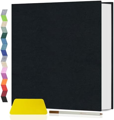 Popotop Photo Album Self Adhesive Scrapbook Album for 4x6 5x7 8x10 Pictures DIY Photo Book as Scrapbooking Supplies Kits, Birthday Gifts for Women Mom Wedding Baby Family Travel by Popotop