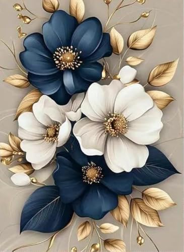 DYAIANGMU Flower Paint by Numbers Kit for Adults Beginners 19.6X15.7 inch by Unknown