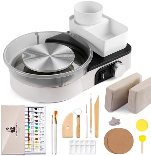 Catcrafter Pottery Wheel for Kids Teens Adults Beginners - Grey Pottery Kit by Catcrafter