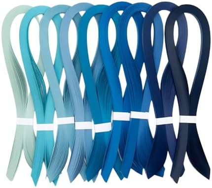 Quilling Strips 5mm Paper Quilling Set Solid Color Star Origami Paper DIY Hand Crafts Single Color Quilling Paper Filigee Strips Royal Blue - Image 5