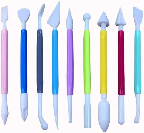 30Pcs Clay Sculpting Tool Set, Polymer Clay Kit with Silicone Sculpting Brushes, Wooden Carving Tools, Ball Stylus, Dotting Pens & Smoothing Sponge, Multi-Function Craft Tools for Pottery, Ceramic - Image 7