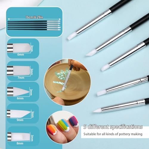 Silicone Sculpting Tools, Pottery Tools, Clay Tools, Clay Sculpting Tools - Image 4