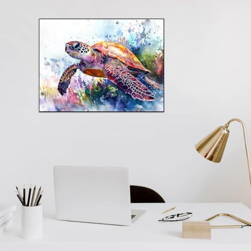 WUSARPLY Sea Turtle Stamped Cross Stitch Kits for Beginners Adults - Image 2