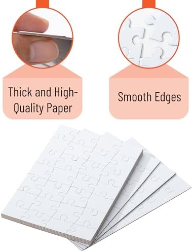 Mr. Pen- Blank Puzzle, 10 Pack, 28 Pieces/Pack, 5.5" x 8.1" - Image 3