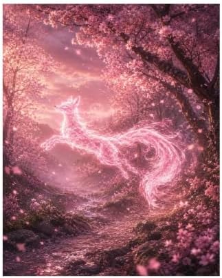 Bozfoxa Paint by Numbers Kit for Adults Beginner Rose Blossom Fox by Unknown